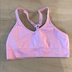 Puma Light Pink Sports Bra